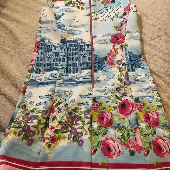 Gabby Skye Women's Shift Dress Floral Venice - Picture 9 of 10